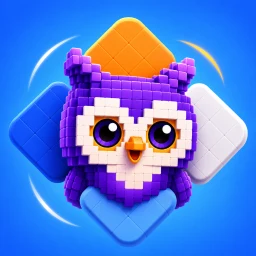 Icono de Block Rotate Puzzle - QuadSpin